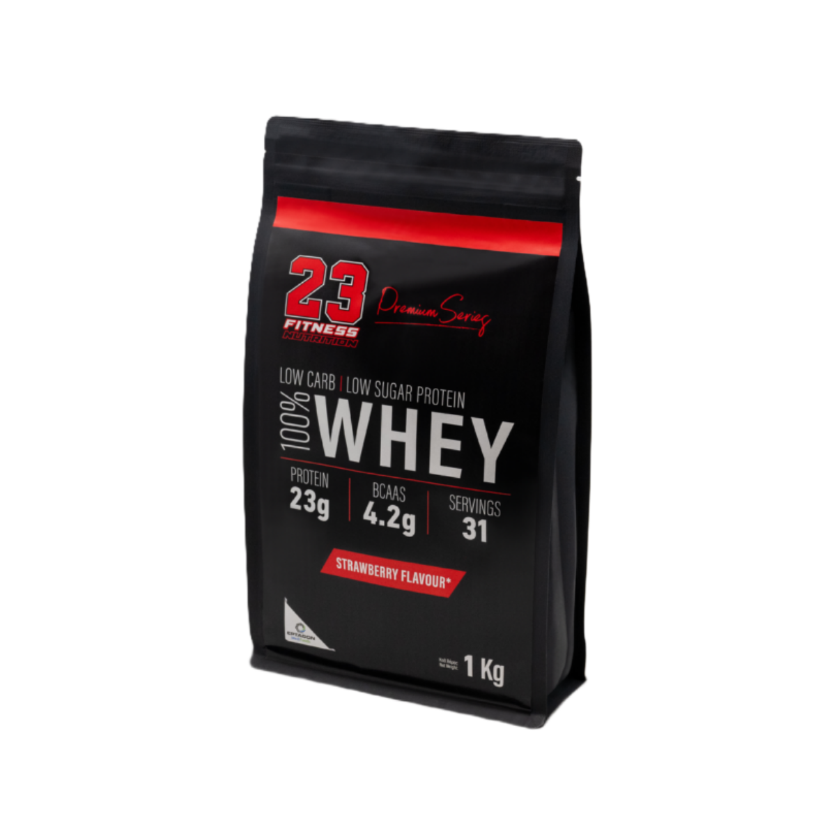 WHEY (Strawberry Flavour)-1Kg