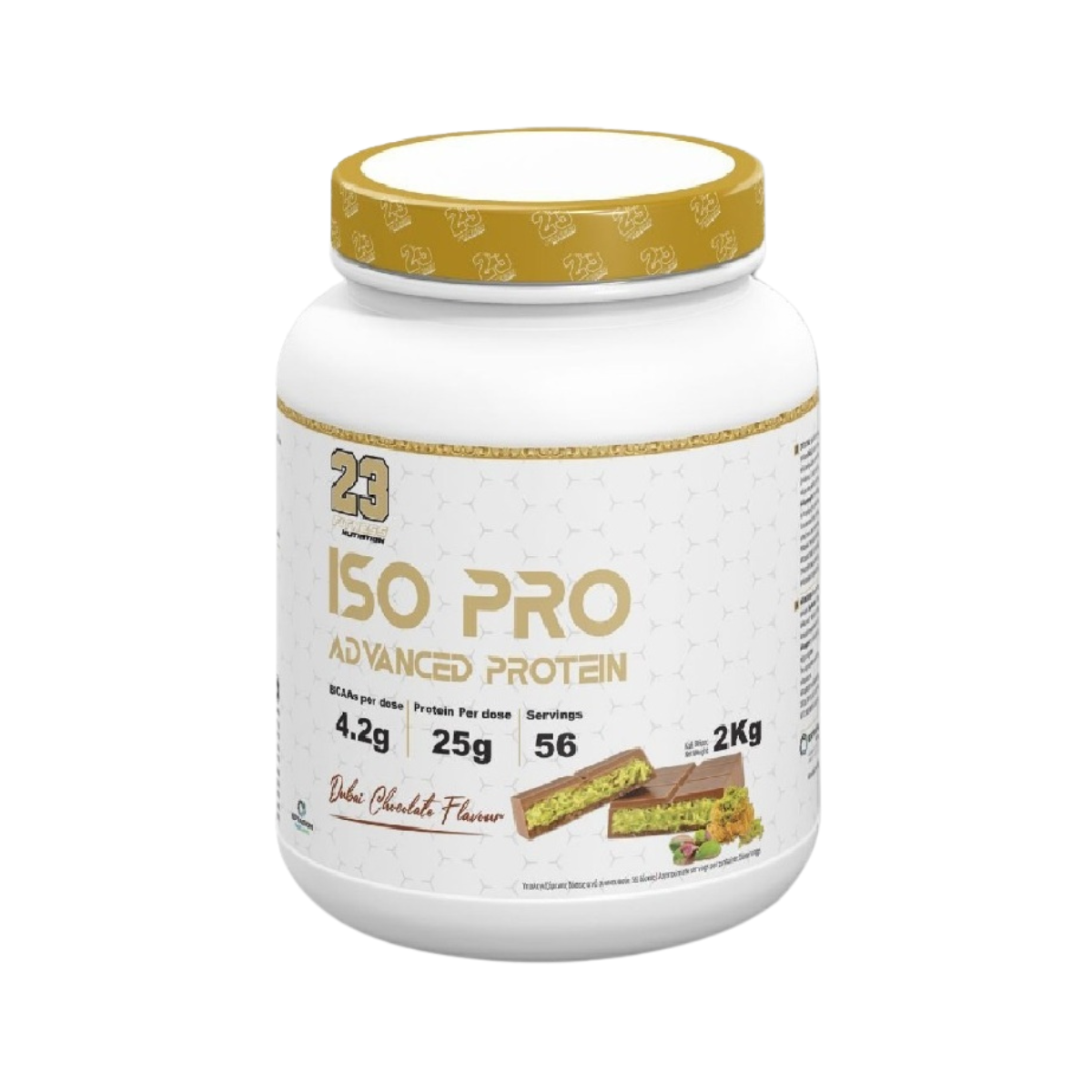 23 ISO PRO (Dubai chocolate flavor)- 2kg